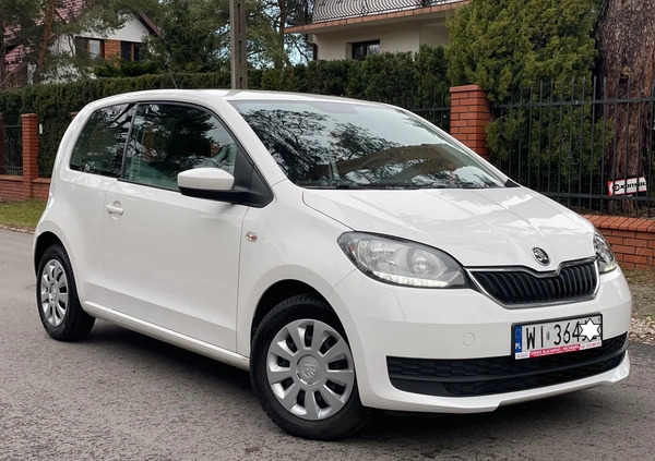 Skoda Citigo cena 18900 przebieg: 253600, rok produkcji 2018 z Józefów małe 154